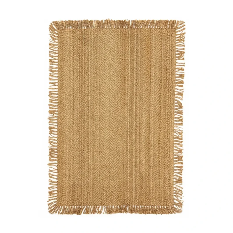 KIT Alfombra Arenas Flecos 160x230 cm + Mesa de Centro Aqua (G) en Madera natural - Mesas de living, Uruguay | Ecowood, vista 4