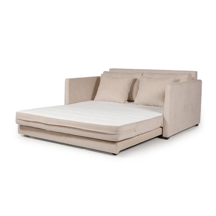 Sofá Cama Quito - 176 - Tela Microfibra - TC 1010 (Beige) en Beige - Sillones y sofás, Uruguay | NYR, vista 3