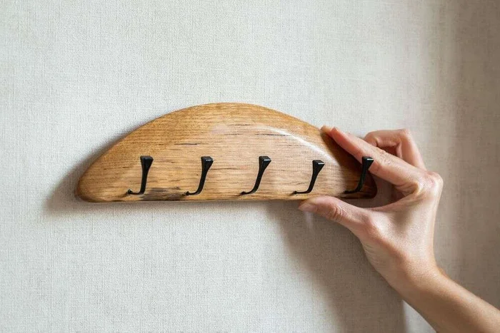 CUELGA LLAVES DE ROBLE CLARO 5 CLAVOS en Madera natural - Percheros y colgadores, Uruguay | La Iberica