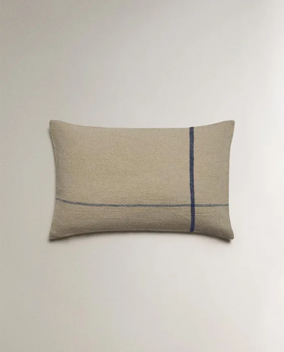 FUNDA COJÍN LÍNEA CONTRASTE en Beige - Textiles, Uruguay | Zara Home, vista 5