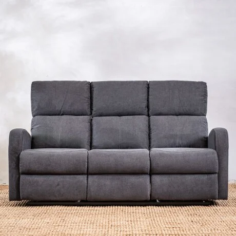 Sillón Reclinable Taos 3 Cuerpos - Gris en Gris - Sillones y sofás, Uruguay | Aihaus
