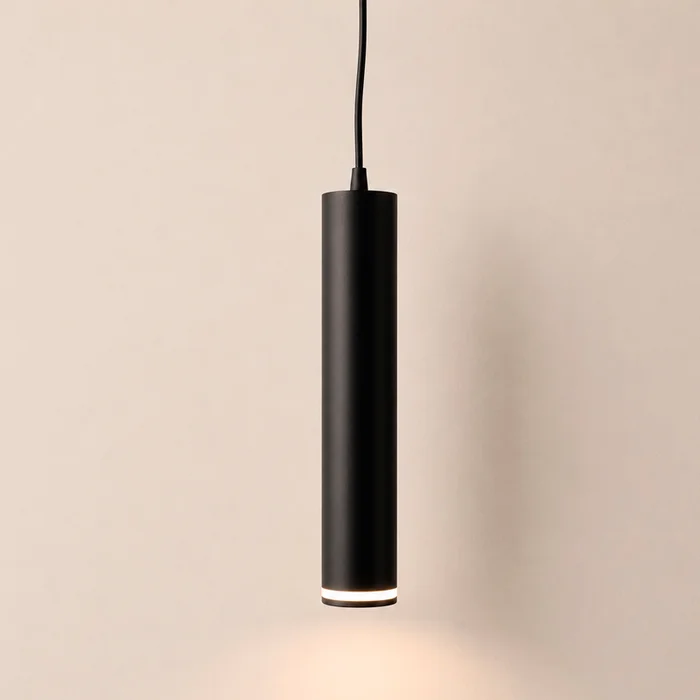 Colgante tubular Lira - unidad en Negro - Lámparas colgantes, Uruguay | Alta Gracia Deco, vista 3