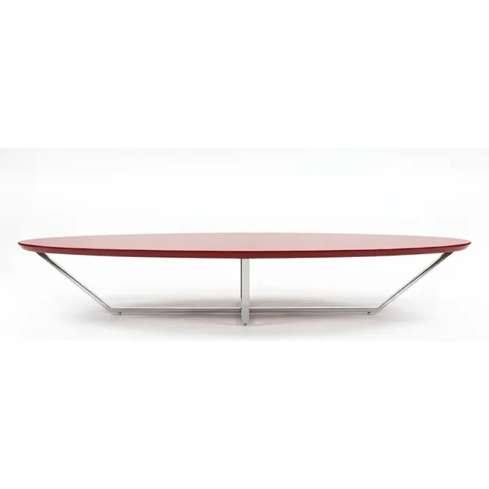 Mesa de centro ovalada - PRODUCTO CON DETALLES - en Rojo - Mesas de living, Uruguay | Champagne Home, vista 3