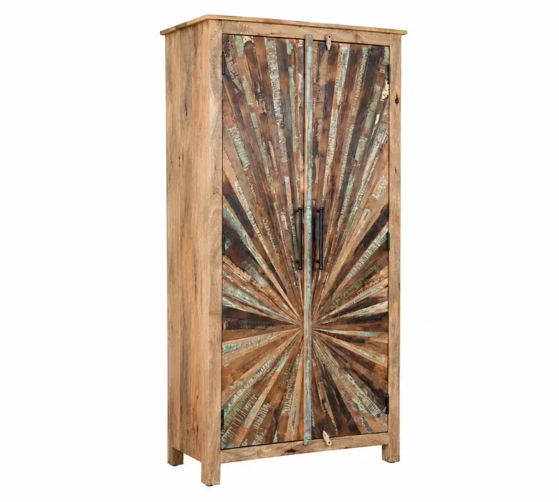 A179 Aparador / Placard 180x40x85 en Madera natural - Aparadores y recibidores, Uruguay | Victoriana