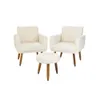 Kit 2 Poltrona + Puff Havana Beige - Sillones y sofás, Uruguay | Ecowood, vista 2 de 10