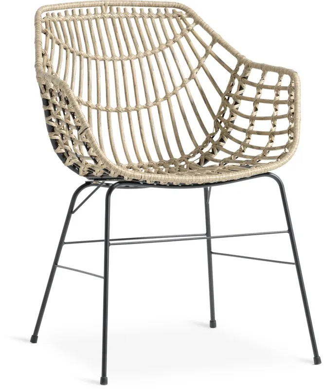 Silla de jardín ILDERHUSE natural en Madera natural - Muebles para el exterior, Uruguay | JYSK