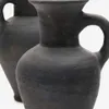 Set Tefare de 2 jarrones de terracota con acabado negro 18 cm / 18 cm en Negro - Jarrones, Uruguay | Kavehome, vista 6 de 6