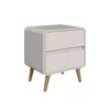 Mesa de Luz Beige con cajones - Mesas de luz, Uruguay | RM Muebles y Deco, vista 4 de 4