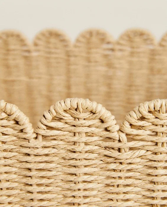 CESTA ONDAS MEDIANA en Beige - Canastos, Uruguay | Zara Home, vista 6