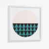 Cuadro Bekko, círculo 53x53 cm en Multicolor - Decoración de pared, Uruguay | Kavehome, vista 1 de 5