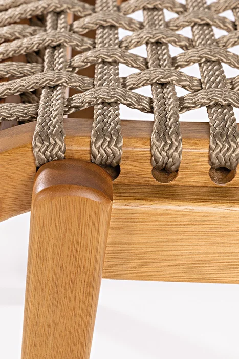 SILLA TRACO CUERDA RAMI 56x62x85CM JATOBA en Madera natural - Muebles para el exterior, Uruguay | Vinibel, vista 6