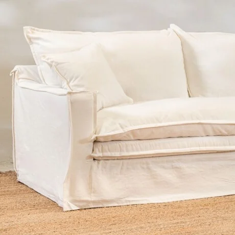 Sillón Vicente 3 Cuerpos Blanco - Sillones y sofás, Uruguay | Aihaus, vista 2