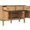 Aparador 3P y 3C Mel/Gris Linea Nordica en Madera Maciza - Comedor, Uruguay | Que Sal Muebleria, vista 9 de 16