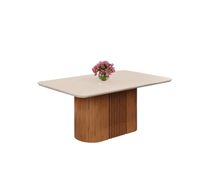 Mesa Munique Linea Milán - Beige - Mesas de comedor, Uruguay | Rústico Hogar
