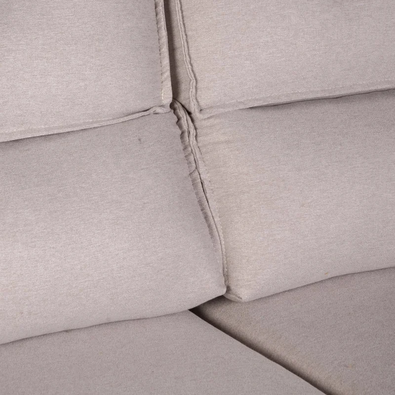 Sofá Retráctil Amsterdam 3 Cuerpos 230cm – Beige en Madera natural - Sillones y sofás, Uruguay | Berna Home, vista 5