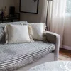 Manta para sillon y cama algodón Rayas Taupe - 130cm - Textiles, Uruguay | Buho Store, vista 5 de 8
