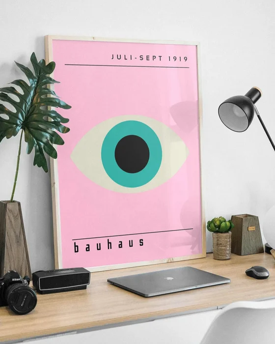 Bauhaus - Pink eye en Rosa - Láminas, Uruguay | La Cuadrería, vista 2