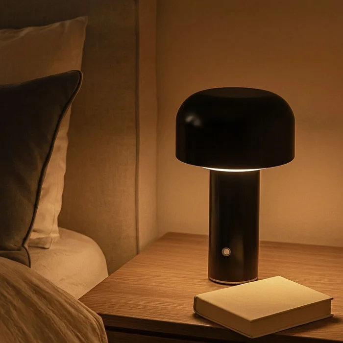 LUMINARIA DE MESA THE TOUCH NEGRO en Negro - Lámparas de mesa, Uruguay | Viasono