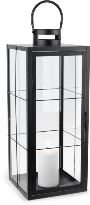 Farol VILLADS A20xL20xA50cm negro en Negro - Velas y Portavelas, Uruguay | JYSK