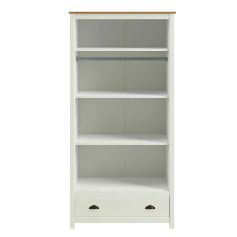 Placard Ropero 2 Puertas Madera Natural-beige Topazio en Blanco - Roperos y placares, Uruguay | Divino, vista 4