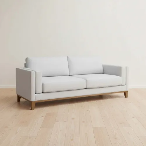 Sillón 3 Cuerpos Tela-premium Gris Luxor Premium Easy Clean Gris Cla en Gris - Sillones y sofás, Uruguay | Divino