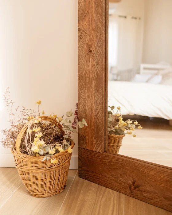 Espejo Kenza en Madera natural - Espejos, Uruguay | Tree House Deco, vista 7