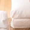 PUFF BISCARROSSE BLANCO LINO FRANCES en Blanco - Butacas, banquetas y puffs, Uruguay | Masinfinito Casa, vista 3 de 4