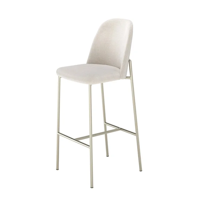 Banqueta Lucile - Linea Monaco - Beige en Beige - Butacas, banquetas y puffs, Uruguay | Rústico Hogar