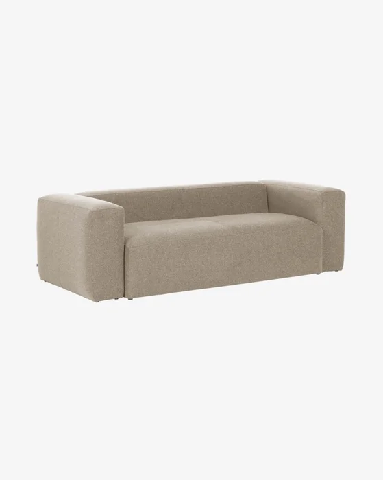 Sofá Blok 3 plazas - beige 240 cm en Beige - Sillones y sofás, Uruguay | Kavehome