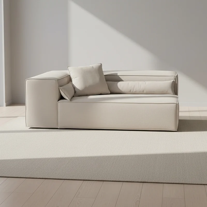 Sofá Kai 1 Cuerpo Tela Gris Modular Chaise Con Brazo Izquierdo en Gris - Sillones y sofás, Uruguay | Divino, vista 6