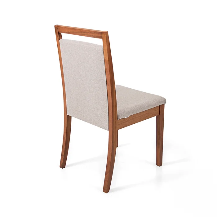 SILLA DOBLE TAPIZADO TELA BEIGE en Beige - Sillas, Uruguay | Champagne Home, vista 2