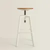 TABURETE ALTO GIRATORIO MADERA Y METAL - Sillas, Uruguay | Zara Home, vista 2 de 6