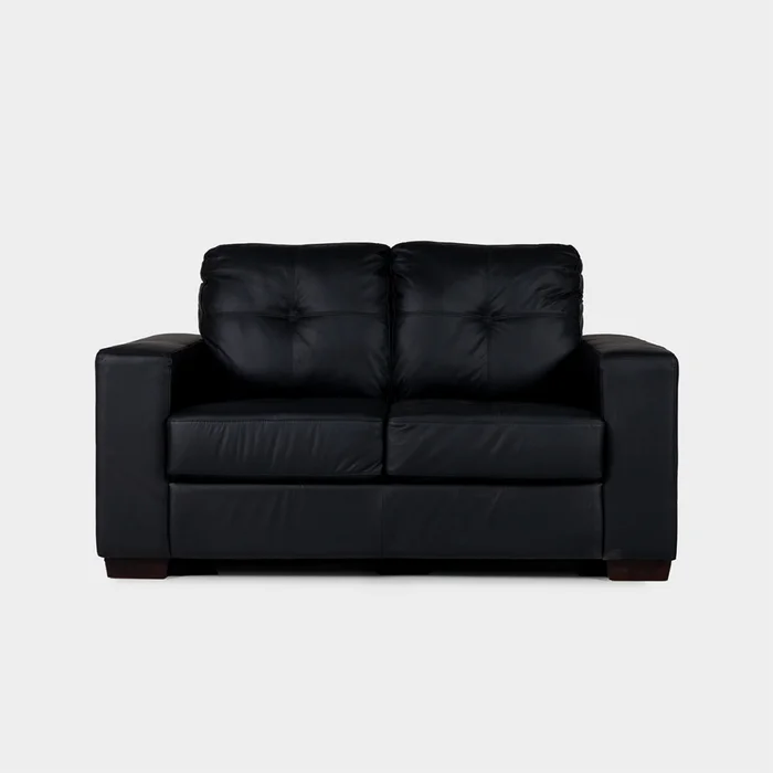 Sofá Fargo - Cuero Básico - 2 cuerpos - 450 (Negro) en Negro - Sillones y sofás, Uruguay | Nyr, vista 2