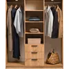 Armario JENSLEV 145x176 color roble en Madera natural - Roperos y placares, Uruguay | JYSK, vista 2 de 5