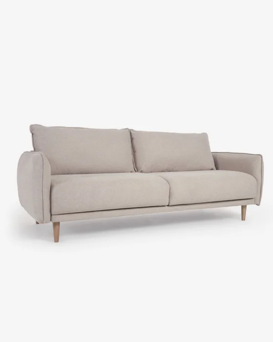 Sofá Carlota 3 - beige 213 cm en Beige - Sillones y sofás, Uruguay | Kavehome