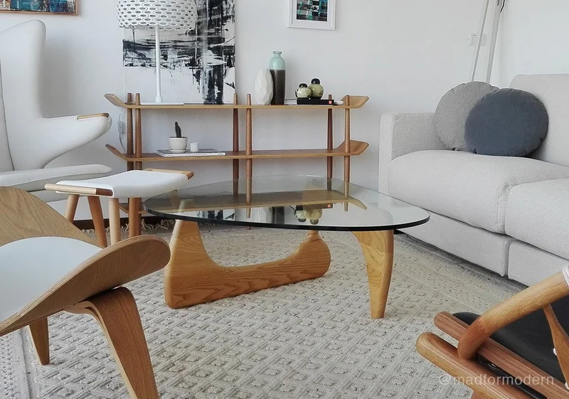 Noguchi Coffee Table | Isamu Noguchi en Madera natural - Mesas de living, Uruguay | Mad for Modern, vista 3