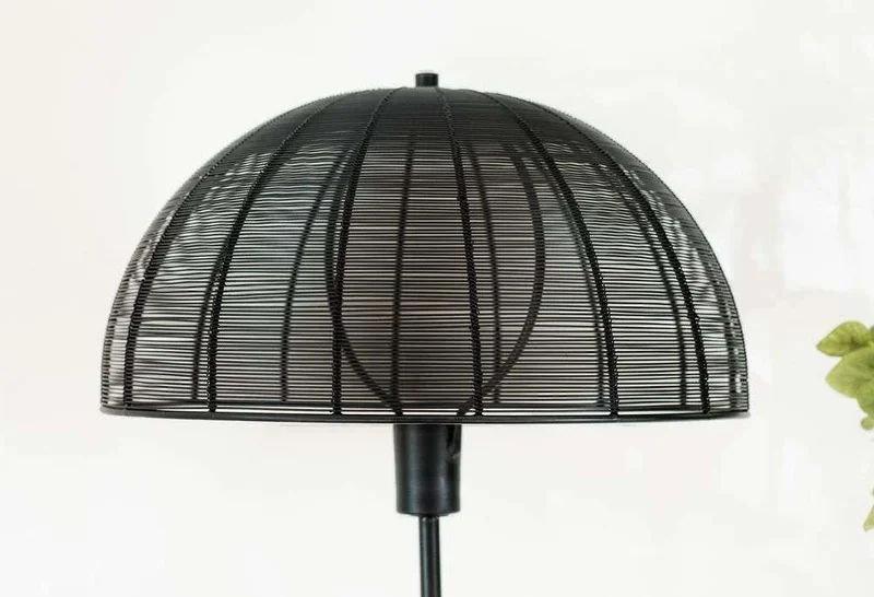 LAMPARA DE PIE HONGUITO MESH - NEGRA - Lámparas de pie, Uruguay | La Iberica, vista 3