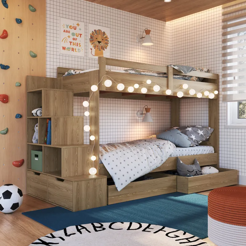 Cucheta Luca – Con Cajones – Marrón - Dormitorio, Uruguay | RM Muebles y Deco