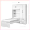 Placard con cama de 1 plaza – Lisboa RG 023 en Blanco - Dormitorio, Uruguay | Punto Unión, vista 5 de 7