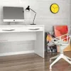 Escritorio 1 cajon - Blanco en Blanco - Escritorios y sillas de escritorio, Uruguay | La Cueva Muebles, vista 2 de 2