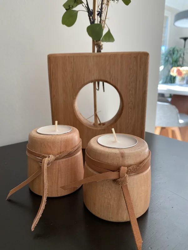 Candelabros de madera peque – Set x2 en Madera natural - Velas y Portavelas, Uruguay | Dreams On Time, vista 37