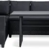 Set jardín AGERMOSE 6 plazas negro en Negro - Muebles para el exterior, Uruguay | JYSK, vista 2 de 5