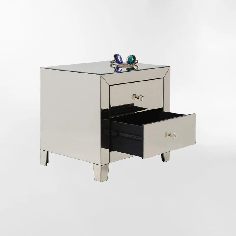 MESA DE NOCHE LUXURY PEARL Plateado Small en Plateado - Mesas de comedor, Uruguay | Viasono, vista 3