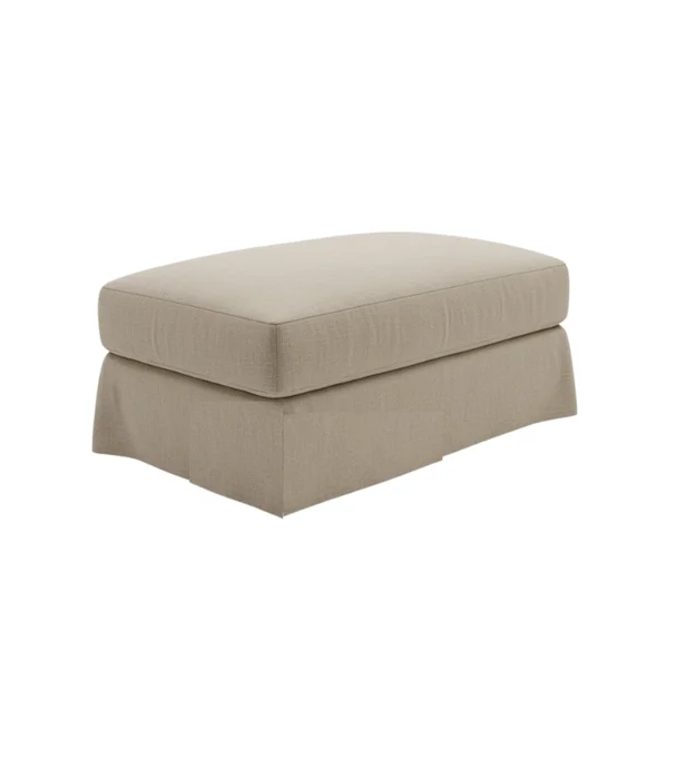 PUFF BISCARROSSE LINO FFRANCES 100X60 BEIGE en Beige - Butacas, banquetas y puffs, Uruguay | Más Infinito Casa