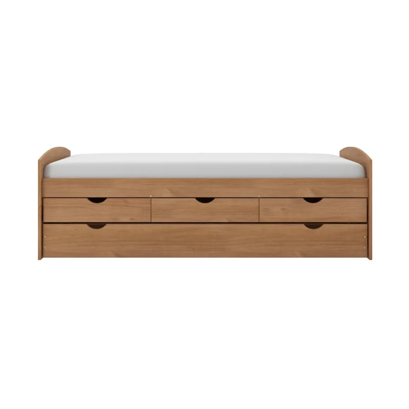 Cama Marinera 1 Plaza Madera Maciza Con Cajones - Max - Marron en Madera natural - Dormitorio, Uruguay | Ecowood, vista 3