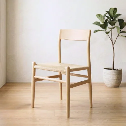Silla de Comedor Madera natural Beige Portugal - Origen en Beige - Sillas, Uruguay | Rústico Hogar