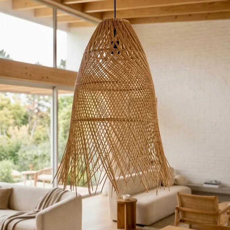 Pantalla Kansas en Madera natural - Lámparas de mesa, Uruguay | Indrana