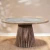 Mesa De Comedor Redonda Zinc 140 Cm - Mesas de comedor, Uruguay | Aihaus, vista 1 de 5