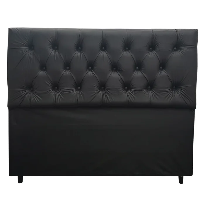 Respaldo Cabecera King Size 180 cm – Luxo Ecocuero en Negro - Respaldos de cama, Uruguay | Delta Center