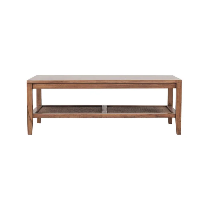 Mesa Ratona Central Madera Natural-beige Mindi Natural en Madera natural - Mesas de living, Uruguay | Divino, vista 3